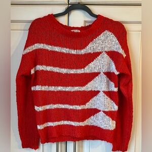 Holister “I Love H81” Sweater. Color, knit, design and color create interest. M